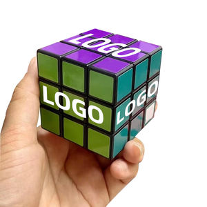 Özel kendi logo 3x3 hız sihirli küp 3x3x3 premium kalite diy eğitim 3d <span class=keywords><strong>3</strong></span> katmanlı bulmaca küp oyuncak promosyon için - Product Image 2