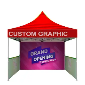 3x3 Custom Promotional Folding Event Awning Pop Up Tent Display Party Logo Marquee Gazebo Canopy Tents
