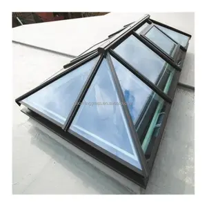 Gaoming varanda de alumínio solatube, dupla vidro skylight janelas de teto