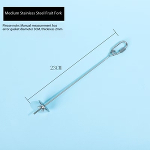 Eco-Friendly Stainless Steel Parrot Forager Toy Fork for Feeding Corn Apple <strong>Fruit</strong> Vegetable <strong>Bird</strong> Supplies <strong>Bird</strong> <strong>Food</strong> Treat Skewer - Product Image 6