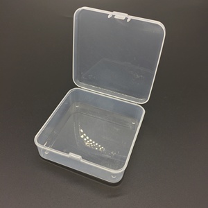High Transparency Visible Plastic Box Clear Storage Case with Lid Use for cigarettes