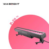 Luces de Escenario Pixel Bar P-20 RGBW, Focos LED E27 6 en 1 IP65 de Aluminio para Exteriores, Ra90 DMX512 para DJ, Discoteca y Conciertos