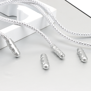 Mode métal aglet lacets conseils métal aglets pour <span class=keywords><strong>Yezzy</strong></span> Aglet lacets cordon pour sweats à capuche - Product Image 4