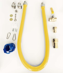 Connecteur commercial tuyau bleu pvc métal gaz kit <span class=keywords><strong>tube</strong></span> flexible pour cuisine polyvalent tuyau en <span class=keywords><strong>acier</strong></span> inoxydable de haute qualité - Product Image 5