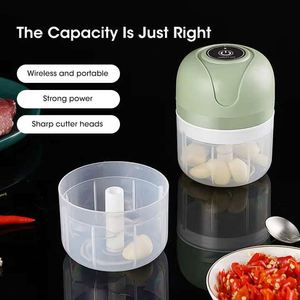 Mini hachoir électrique pour légumes, hachoir à ail, broyeur, moulin à gingembre et à viande rechargeable par USB, robot culinaire, gadget de cuisine - Product Image 4