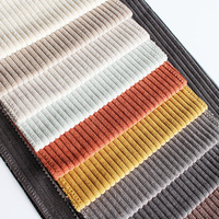 Tissu de velours côtelé de vente d'usine pour la tapisserie d'ameublement de canapé tricotant le tissu de velours côtelé Micro pour la couverture de canapé