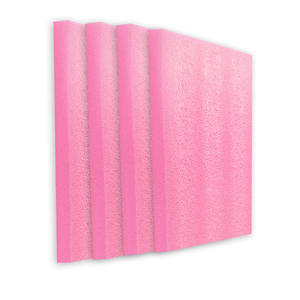 แผ่นโฟมกันกระแทกลายดอกไม้ผ้าฝ้ายมุกป้องกันไฟฟ้าสถิตสีชมพูวัสดุแพดดิ้งโฟมด้านใน - Product Image 1