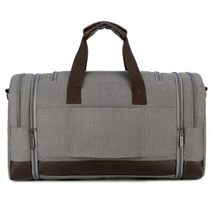 <span class=keywords><strong>Bolsa</strong></span> <span class=keywords><strong>de</strong></span> equipaje informal unisex <span class=keywords><strong>de</strong></span> lona, ​​gran capacidad, expandible, para deportes, Fitness, viajes, cierre con cremallera, asa suave, correa ajustable - Product Image 5