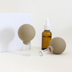 Ensemble de ventouses en <span class=keywords><strong>verre</strong></span> 2 en 1, anti-<span class=keywords><strong>cellulite</strong></span>, ventouses à aspiration sous vide, réduction des ridules, ventouses faciales - Product Image 5