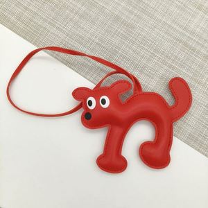 Wholesale Cat Dog PU Leather Keychain Designer New <b>Bag</b> Pendant Car Keychain Luxury Keychain Customized - Product Image 5