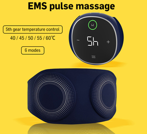 Ceinture de massage lombaire électronique vibrante respirante personnalisée avec chaleur pour soulager les crampes menstruelles et les douleurs utérines - Product Image 5