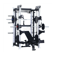 Nouveau design 2026 – Équipement de gym tout-en-un : Machine Smith et rack à squats avec système de poulies doubles pour usage commercial