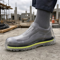 Semelles de sécurité en mousse PU pour bottes de travail, légères et à haute absorption des chocs, style sport, vente en gros