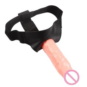 Đồ chơi tình dục đeo được hình dương vật giả bằng da thật dành cho nữ đồng tính nữ, quan hệ an toàn, đồ chơi người lớn, dương vật giả đeo được, mô phỏng dương vật giả, quần da rỗng - Product Image 3