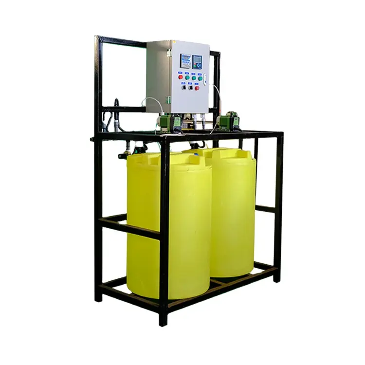 塩素液体粉末投入システム化学供給自動投入装置