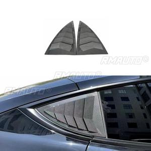 For Tesla Model Y Car Side Rear <b>Window</b> Louver Shutter Cover For Tesla Model Y 2019-2023 Rear Quarter <b>Panel</b> <b>Window</b> Body Kit - Product Image 1