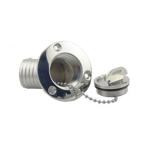 Tapa de Combustible de Acero Inoxidable RICHWITS con Cubierta Abatible de 45 Grados para Puerto de Gasolina de Barco - Product Image 3
