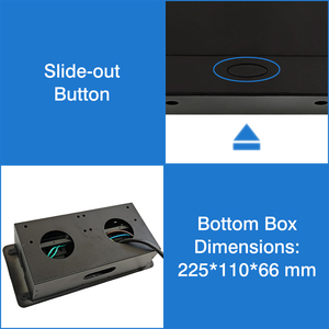 Enchufe emergente de escritorio avanzado multifunción toma de corriente integrada muebles de oficina compatibles con Schuko - Product Image 4