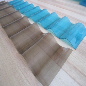 Résistant au feu <span class=keywords><strong>makrolon</strong></span> 1mm épaisseur feuille <span class=keywords><strong>de</strong></span> plastique ondulée <span class=keywords><strong>de</strong></span> pc pour la toiture - Product Image 1