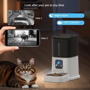 WINNOX akıllı besleme programı kedi besleyici WiFi App otomatik Pet gıda dağıtıcı zamanlayıcı ile kediler köpekler için günde 10 öğün kadar - Product Image 3