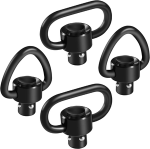 מחבר רצועה מהיר ניתוק 1.25 אינץ' עם לולאה, לחצן לחיצה לשני נקודות וסט מחברי רצועה מסורתיים - Product Image 1