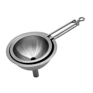 Aço inoxidável 304 2pcs Funil Set 8 + 10cm com Cabo Longo - Product Image 1
