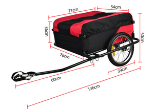 Catégorie de Produit Scooter électrique pliable en acier Vélo <span class=keywords><strong>pour</strong></span> animaux de compagnie Campeurs <span class=keywords><strong>Remorque</strong></span> Cargo Bike Accessoires Remorques - Product Image 6
