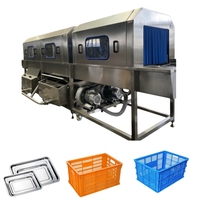 SUS304 Panier industriel Machine à laver Séchoir à haute pression Laveuse de plateau avec boîte en plastique Nettoyeur de carburant électrique État neuf