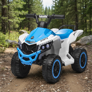 <span class=keywords><strong>Voiture</strong></span> à pédales pour enfants <span class=keywords><strong>de</strong></span> haute qualité, ATV, 6V, alimentée par batterie, avec phares avant, 4 roues - Product Image 4
