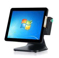 Système de point de vente à écran tactile capacitif écran tactile de 15 pouces système de point de vente Windows caisse enregistreuse systèmes de point de vente de 15 pouces