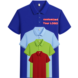 <span class=keywords><strong>Polo</strong></span> de Verano de Color Liso para Hombre y Mujer 180GSM Manga Corta Cuello de Solapa Camisetas Cortas Casuales Tallas Grandes hasta 6XL - Product Image 3