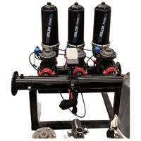 Filtre à disque et à sable à auto-nettoyage 10m³/h pour système d'irrigation goutte à goutte en serre agricole