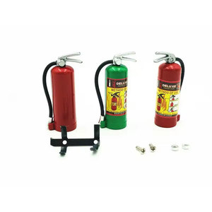 Mini-Feuerlöscher im Maßstab 1:12, realistische handgefertigte Miniatur aus Kunststoff, minimalistische Sicherheitsausrüstung für Puppenhausszenen - Product Image 4