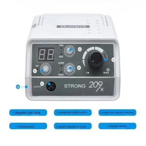 STRONG 210 Polishing Machine STRONG 209K <b>Nail</b> Art Dental Jewelry Polishing Machine Electric Engraving Machine - Product Image 3