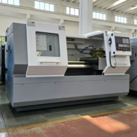 Tour horizontal CNC pour métaux CK6150x1000, machine de précision automatique, robuste, commande GSK FANUC, diamètre de tournage maximal 500 mm