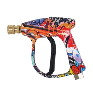 Nueva Pistola de Agua <span class=keywords><strong>a</strong></span> Alta Presión 10GPM 0.365kg con Boquilla de Latón, Limpiador de Agua Frí<span class=keywords><strong>a</strong></span>, Lavado de Autos, Portátil y Manual - Product Image 1