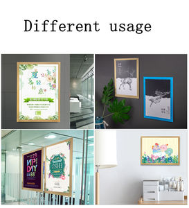 <span class=keywords><strong>A3</strong></span> A4 A5 Magnetische Display Frame Zelfklevende Herbruikbare Foto Fotolijst Dubbelzijdig Voor Koelkast - Product Image 5