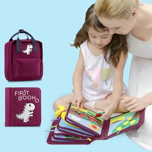 <span class=keywords><strong>Livre</strong></span> personnalisé en tissu pour bébé, queue 3d, doux, éducatif, précoce, sac Opp, unisexe Multi animaux, 100 - Product Image 4