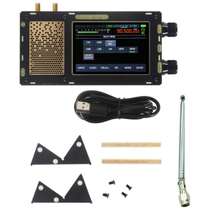 Radio Malahit DSP <span class=keywords><strong>SDR</strong></span> <span class=keywords><strong>V3</strong></span> 1.10D Flying Fish Edition Malachite, double antenne, matériau plastique avec fonction lampe de poche - Product Image 1