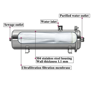 SKT127-3000L मैन्युअल स्व-सफाई नल नल की बोतल घरेलू औद्योगिक जल फिल्टर - Product Image 4
