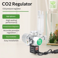 Régulateur de pression de CO2 en alliage d'aluminium ZRDR, réducteur de pression, clapet anti-retour, compteur de bulles, électrovanne, haute étanchéité