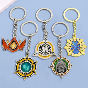 Porte-clés mousqueton en métal motif dessin animé Berserk avec loquet sécurisé et conception étanche pour porte-clés - Product Image 1