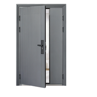 Porte d'entrée de sécurité moderne pour villa, finition OEM, antivol, porte d'entrée intérieure pour appartement résidentiel, personnalisable
