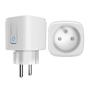 X329 Compatible con Alexa Google Home Voice Logotipo personalizado Marca Tuya Eu Wifi Smart Socket Plug 16a Smart Socket Wifi - Product Image 2