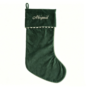 Calze di <span class=keywords><strong>Natale</strong></span> in Velluto Eleganti e Personalizzabili con Ricamo, Decorazione Festiva per la Casa, Regalo - Product Image 3
