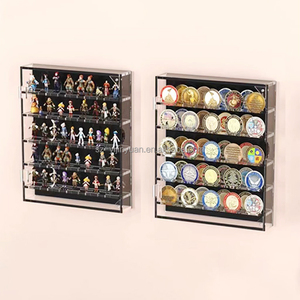 Caixa de Armazenamento de Moedas em Acrílico Transparente, Caixa de Exibição para Coleção de Moedas Comemorativas e Distintivos - Product Image 3