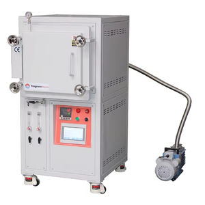 Horno de atmósfera de laboratorio de 1200 °C y 12L, horno de atmósfera de hidrógeno, horno de atmósfera controlada para sinterización - Product Image 1