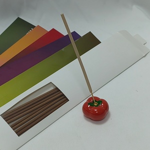 Bâtons d'encens aux huiles essentielles biologiques, 8 pouces, parfum pur de musc, bois de santal et encens, emballés en boîtes, arômes naturels d'encens - Product Image 5