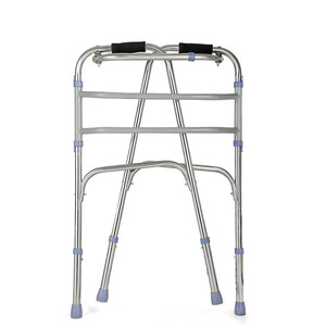 Andador de Acero Inoxidable con Ruedas y Altura Ajustable para Personas Mayores y con Discapacidad - Product Image 5
