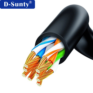 Cable de Red Ethernet Cat5e UTP 24AWG BC de Dsunty, Cable de Conexión Cat5e RJ45 ROHS de 0.5-100m para Comunicación - Product Image 3